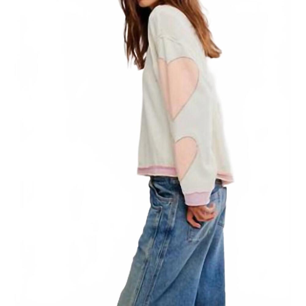 NEW FREE PEOPLE you're a star tee top in white - Picture 3 of 5